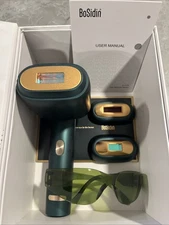 BoSidin IPL Hair Removal Device D-1178 Emerald Green Never Used Open Box Unused
