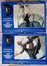 AGENTE 007 BERSAGLIO MOBILE 2 FOTOBUSTA ORIGINALE 1985 MOORE BOND JONES NO DVD
