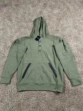 Sitka Mens M Harbor Snap Front Hoody - Olive Green