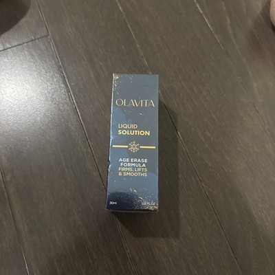 OLAVITA Liquid Solution Age Erase Formula 1.01 OZ NEW SEALED Anti-Aging Serum
