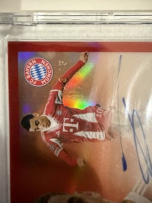 Jamal Musiala Topps UEFA Club Competitions 2025/26 1955 Autograph Red 3/5