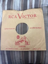 #138 RCA VICTOR Record Sleeve Only 78 Rpm 10 Inch NIPPER DOG (AS IS)