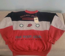 Vintage 90s Bellboy Jeans / Old West Jeans Sweatshirt B-Boy Streetwear NOS Kids