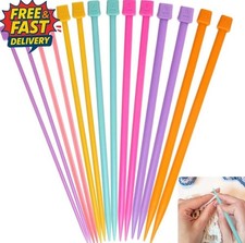 14 PCS Short Knitting Needle Set 4-10Mm, Knitting Needle Set, Straight Knitting