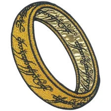Patch - C&D Visionary - The Lord of the Rings the Ring 3"x3.5" Iron-On NEW