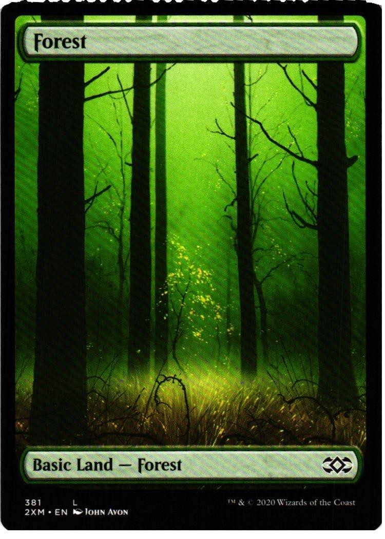 Forest (381) 381 Land Double Masters NM MTG