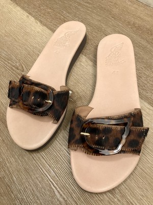 Ancient Greek Sandals Aglaia Jaguar Flipflop Women s Shoes Size 42 New No Box