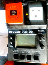 MEGGER PAT 32 PORTABLE APPLIANCE TESTING MACHINE  DOMESTIC.COMMERCIAL