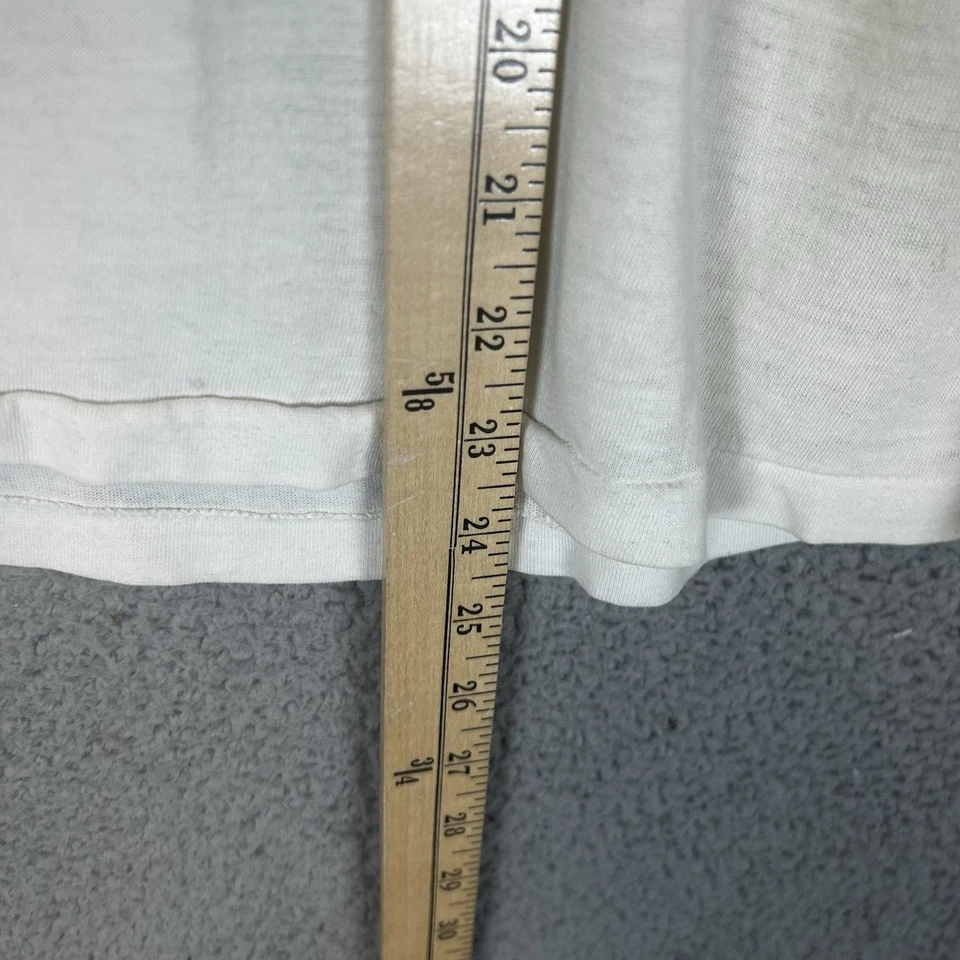 VTG 80s Paper Thin AA State Basketball Tournament Graphic T Shirt Tillamook Sz M - Image 4 of 4