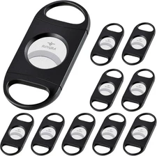 roygra Cigar Cutter Set (10 Pack), Enlarged 65 Ring Fit Almost Cigars,... 