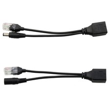 POE Splitter Injector Kit 1Pair Power Over Ethernet Passive PoE Adapter Injec...