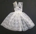 Vintage Barbie Orange Blossom ~ White Lace Over Dress