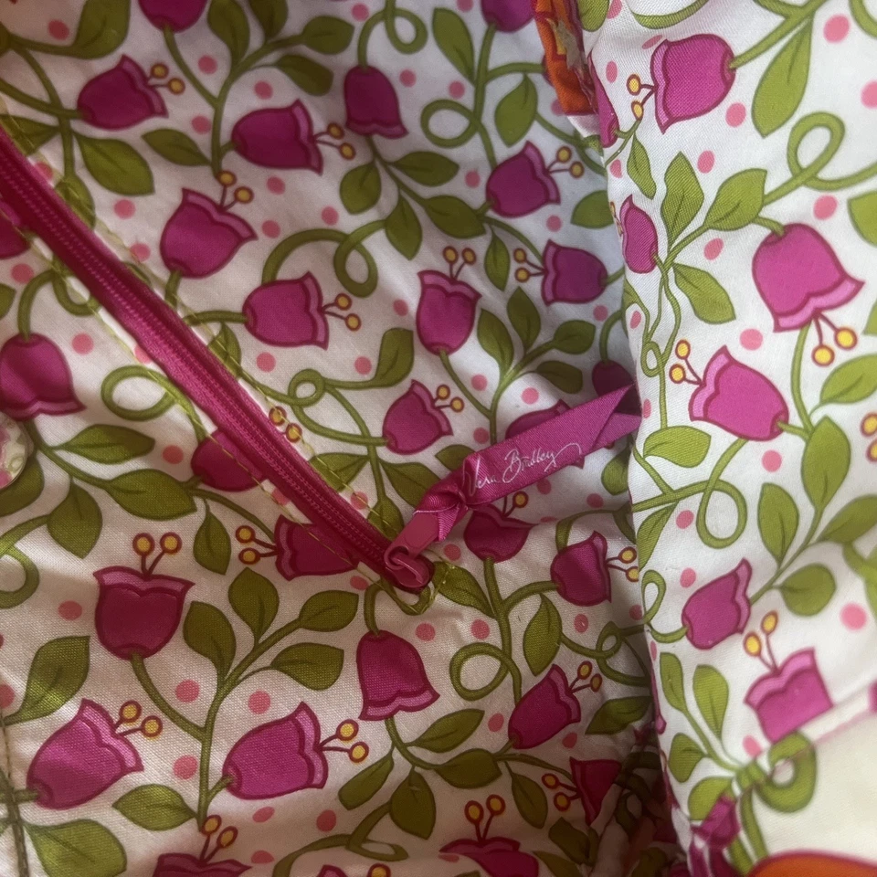 PAQUETE Cartera + Carteras Acolchadas Algodón Boho FOLCLÓRICO Floral Vera Bradley Foto 2 de 4