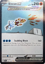Eiscue ex 222/197 Special Illustration Rare Obsidian Flames