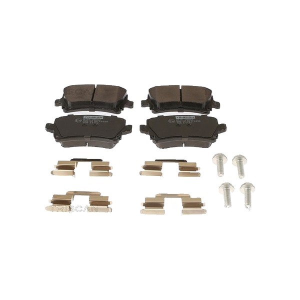 Bremsbelagsatz Scheiben 17 Mm Triscan Iam-Expertise FüR U.A. Audi A6-image