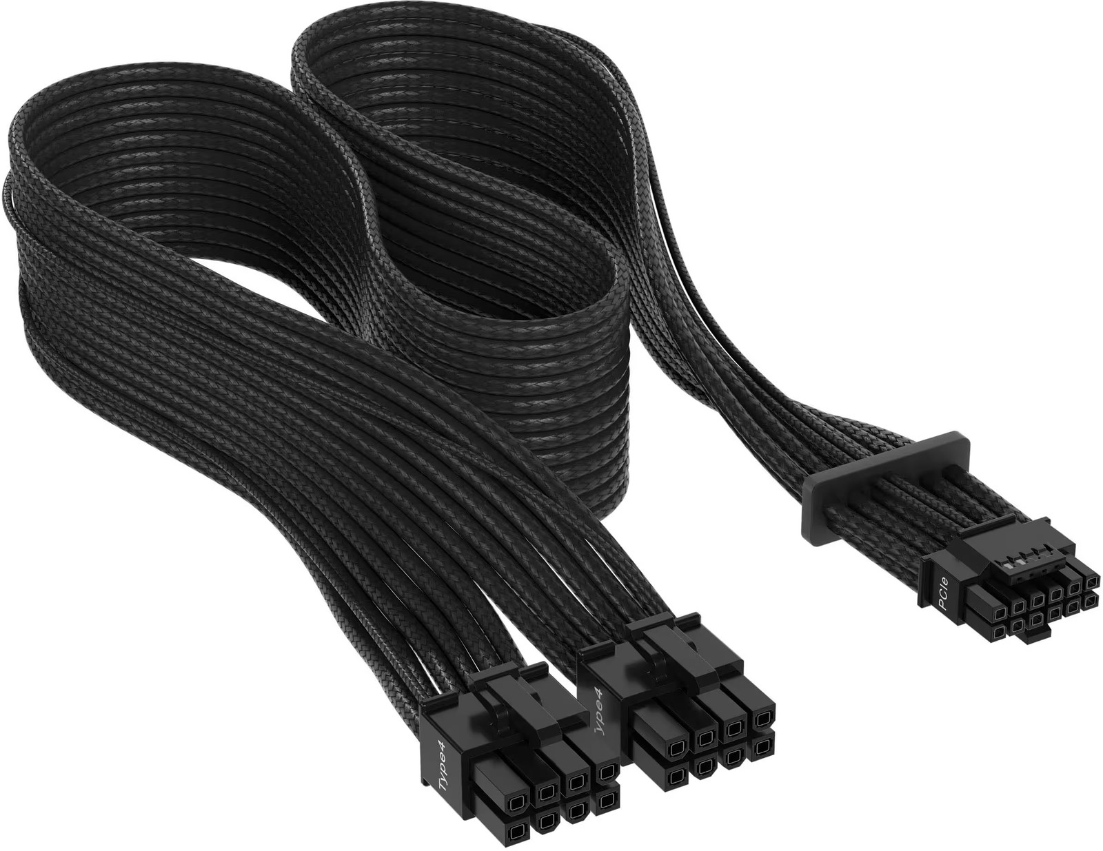 CORSAIR - 2Premium Individually Sleeved 124pin PCIe Gen 5 Type-4 600W 12VH 3190₽