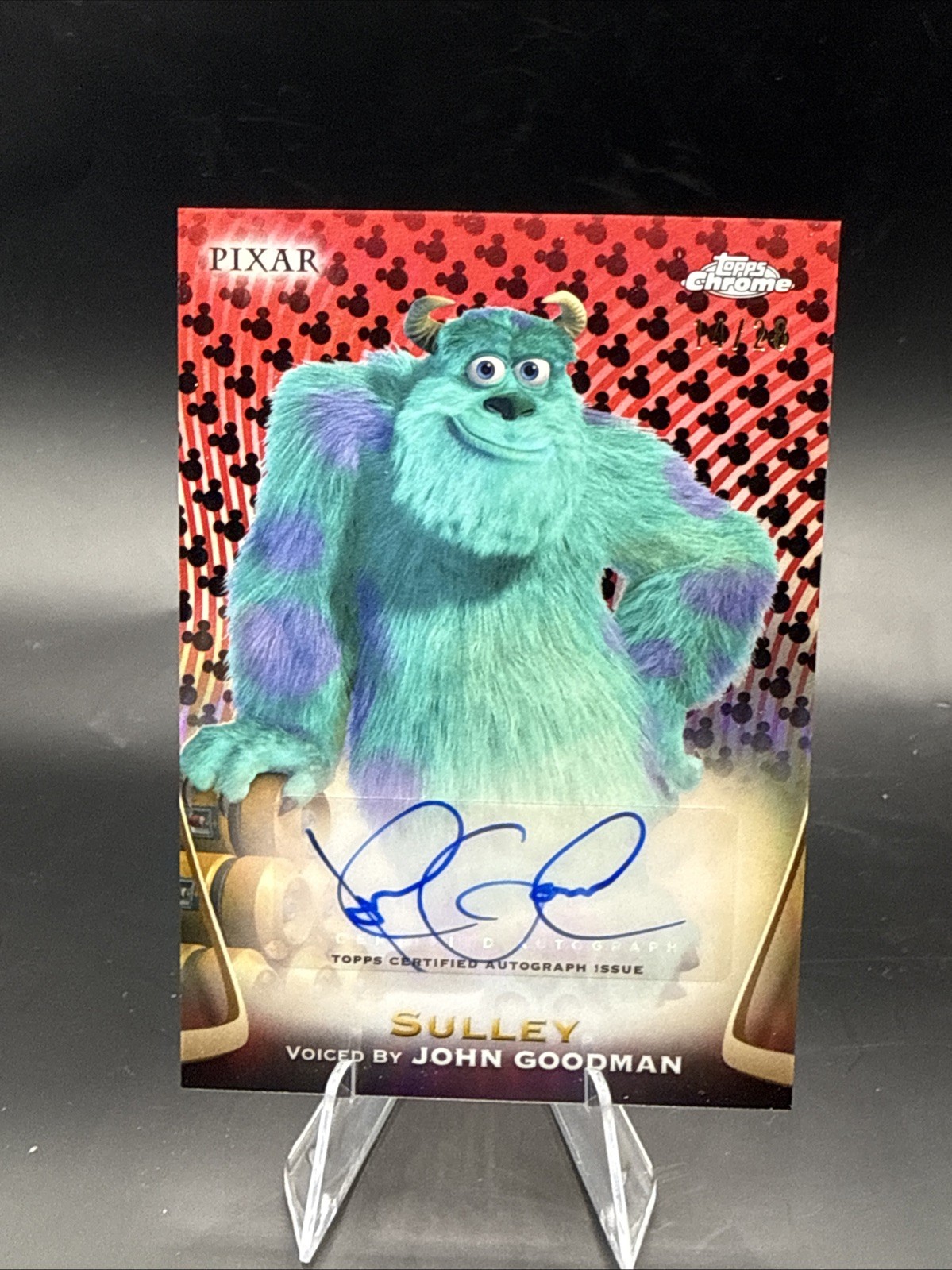 John Goodman 2025 Topps Chrome Disney #AA-GO Authentic Autographs