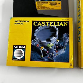 Castelian (Nintendo NES, 1991 PAL A) Storm Puzzle-Action Manual Included CIB