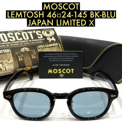 USED [MINT CONDITION] LIMITED EDITION, SOLD OUT: MOSCOT LEMTOSH 46 BKBLU JPNLT