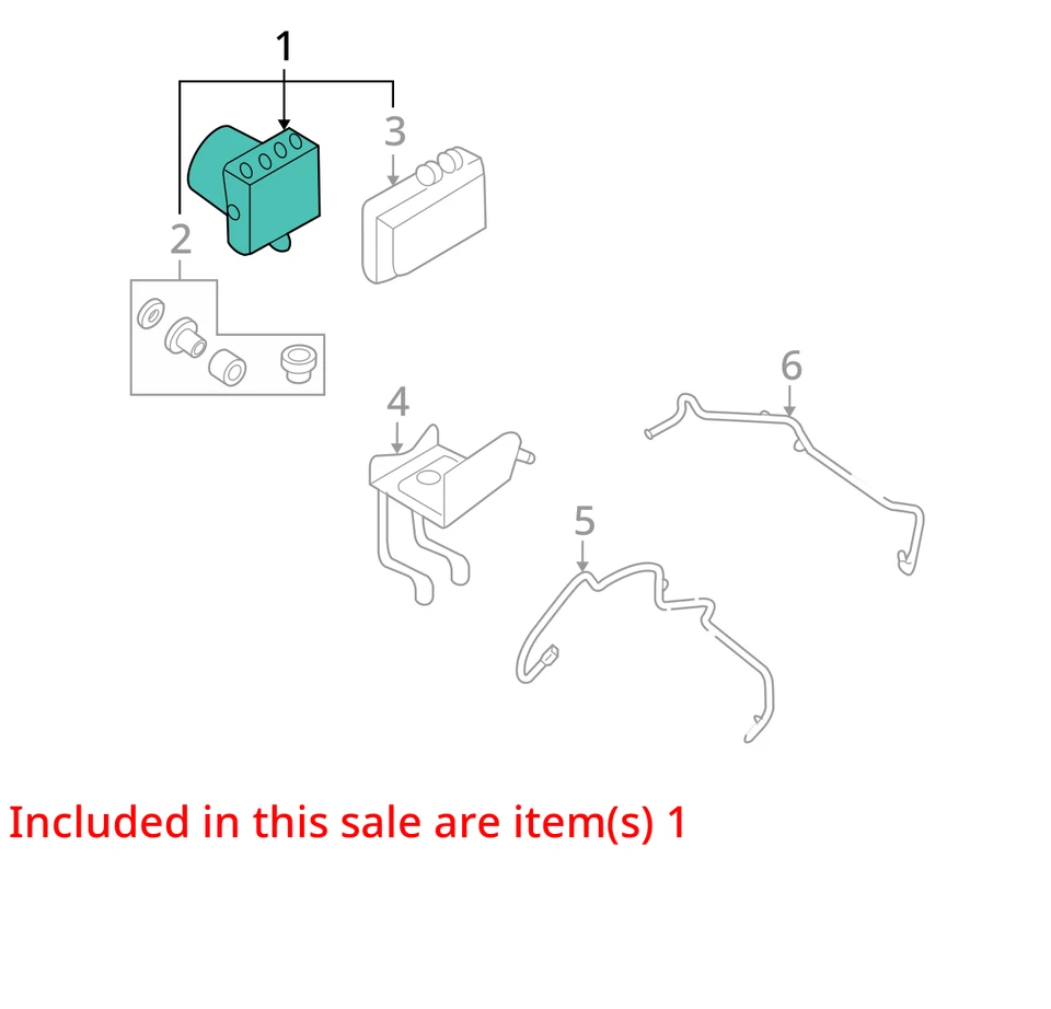 Módulo de control de bomba ABS Ford Taurus 2013-2014 ZTTS8 Foto 3 de 4
