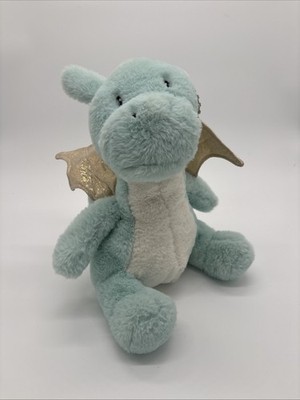 FAO Schwarz Glow Brights Blue Dragon Plush Lights & Sounds  14  NEW w TAG
