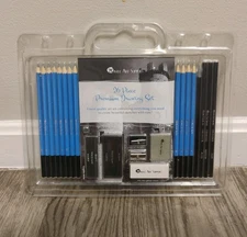 Castle Arts 26 Piece Drawing Set Pencils Craft Art Supplies New Sealed