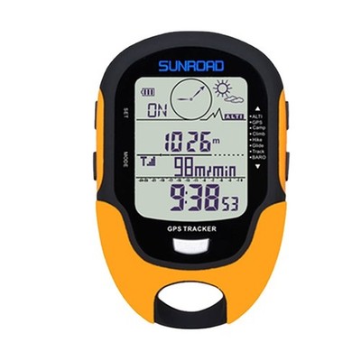 SUNROAD GPS Tracker Barometer Altimeter Compass Weather Forecast Thermometer