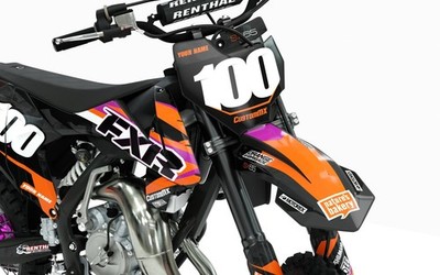 CustomMX - Grafik Kit: passend für KTM SX50 & SX65 Modelle 2002-2022 Mini Adventure