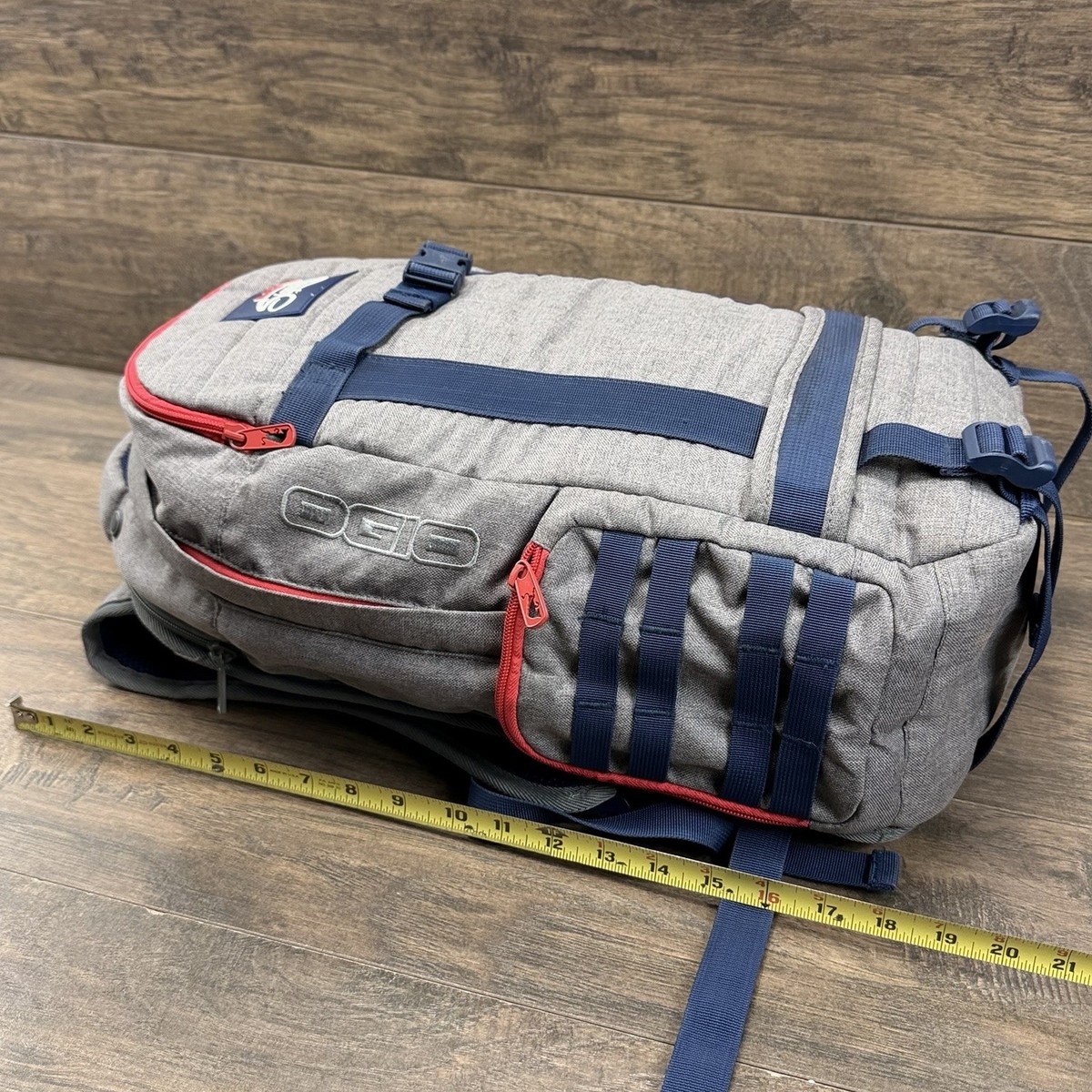 OGIO Red Bull Signature Series Backpack Gray Red Blue Limited 