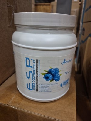 Metabolic Nutrition E S P Pre-Workout Blue Raspberry 300 g Gluten-Free, 01/28
