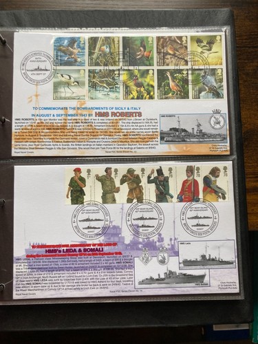 Navy covers 41 official FDC collection 2007 2008 many VIP signed Royal Navy WW2 - Picture 9 of 22