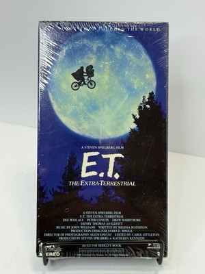 E.T. The Extra-Terrestrial (VHS 1988) Green Flap Vintage MCA New Sealed 