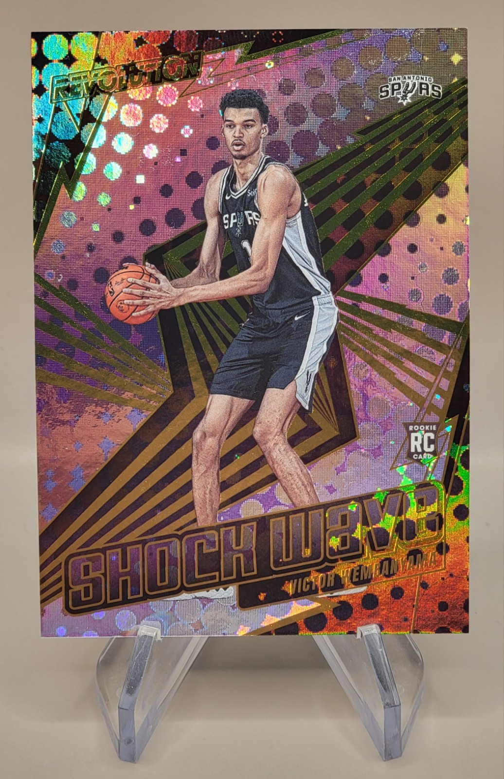 2023-24 Panini Revolution - Shockwave Victor Wembanyama #15 (RC)