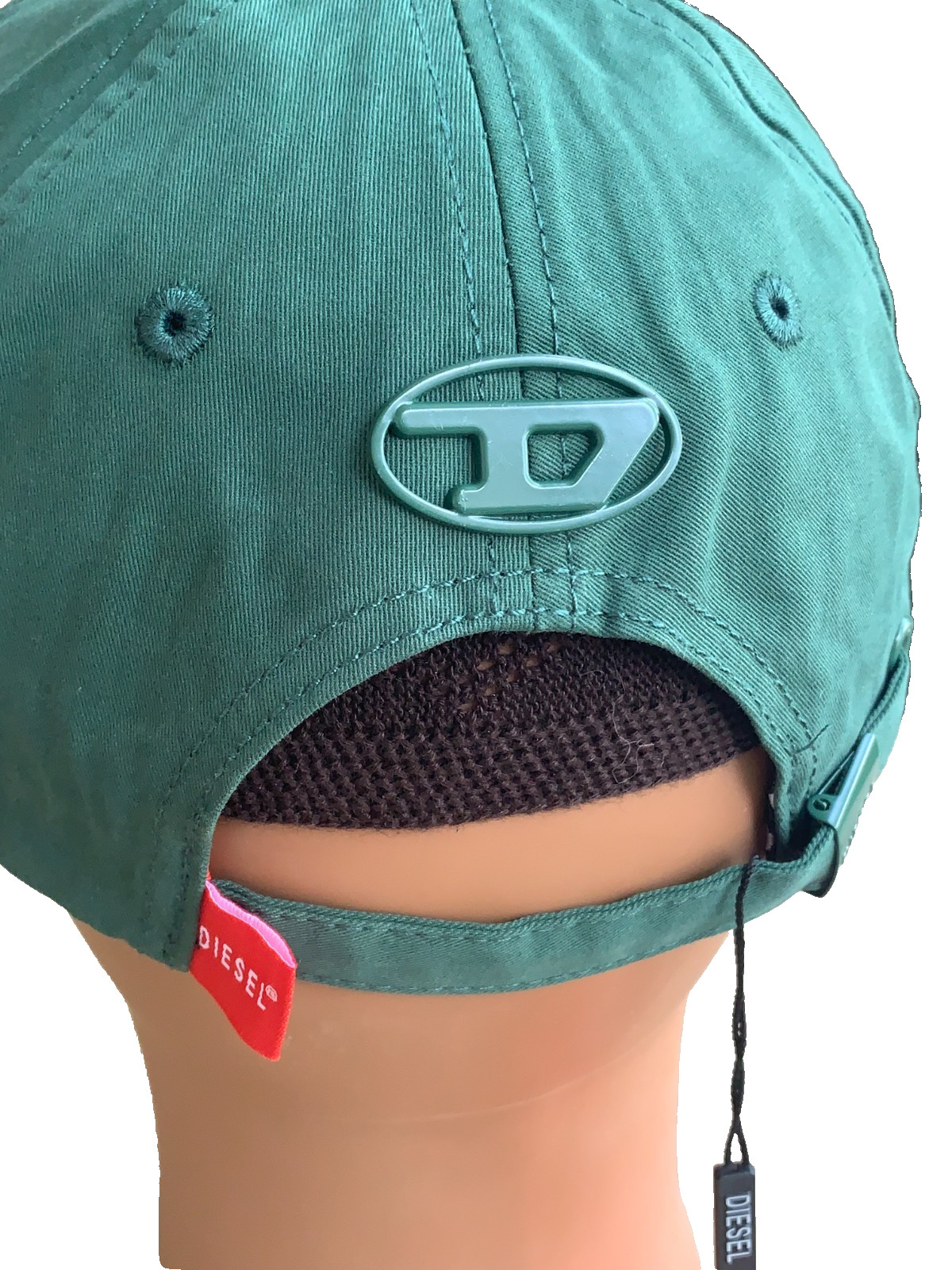Only The Brave Denim Division Wintergreen Baseball cap w/White 3D embroidery