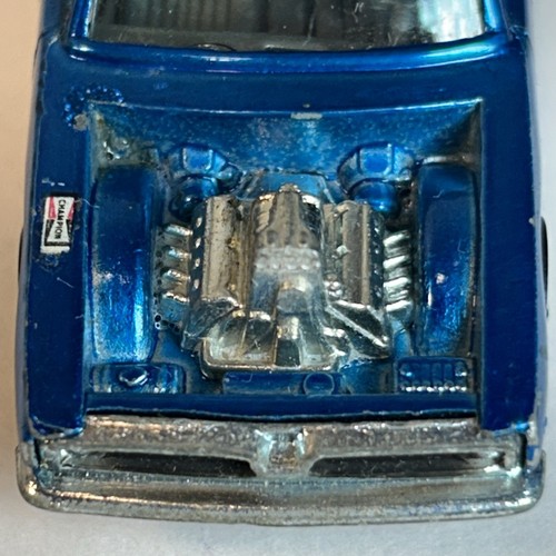 Hot Wheels Redline Blue 1969 "King Cuda" muy bueno/excelente - interior champán - Imagen 6 de 21