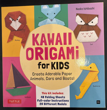 Kawaii Origami For Kids - opened but complete/unused