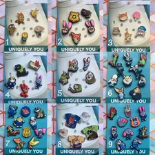 Crocs Handmade jibbitz 5-10pc Zootopia Judy Nick shoe charms Set