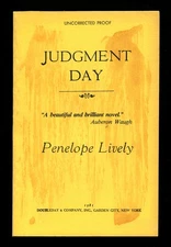 Penelope LIVELY / Judgment Day Uncorrected Proof 1st 1981