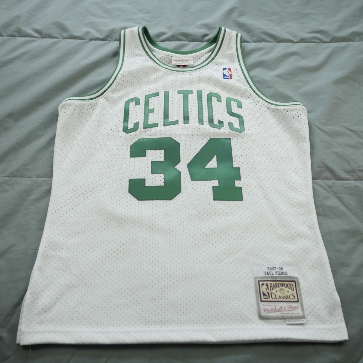 CELTICS Paul Pierce 34 ユニフォーム 2007-08 L Boston Celtics Paul Pierce #34 Mitchell & Ness Green 2007/08