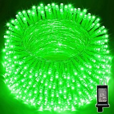 200 LED 66FT Green St Patricks Day String Lights, Christmas Fairy Lights with...