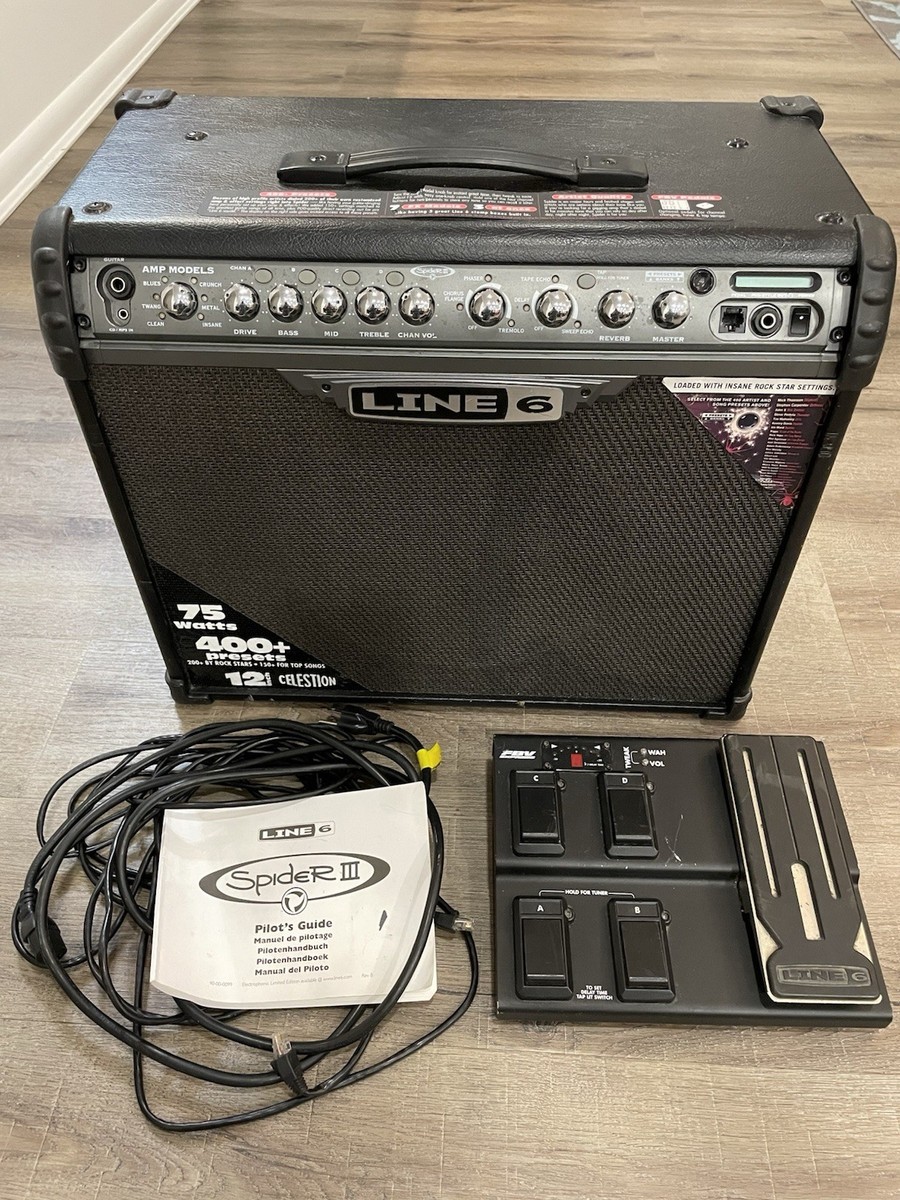Line 6 Spider III 75 75 watt Guitar Amp for sale online | eBay