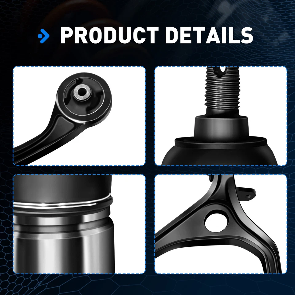 Brazos de control delanteros inferiores izquierdos + derechos originales Acura + rótulas para TSX 2007 Foto 2 de 4