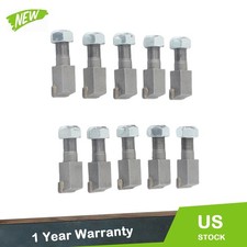 10Pcs Threaded Stump Grinder Teeth For Bradco Shaver Ashland Baumalight 2-7/8"