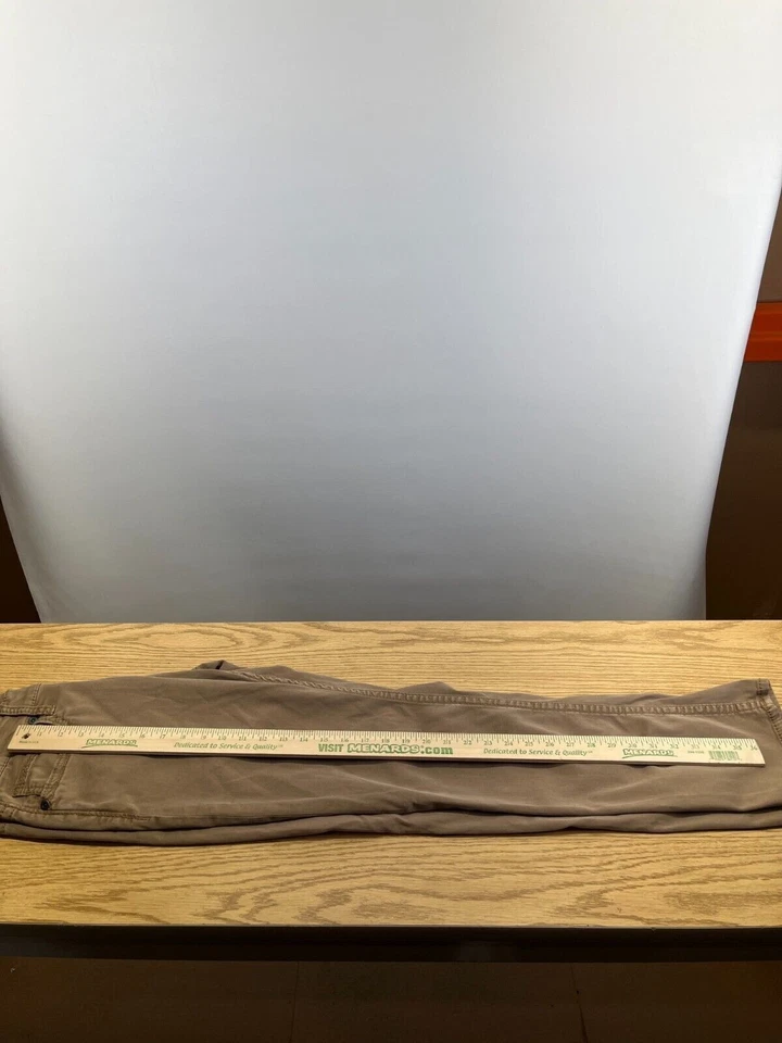 BKE Regular Fit Jake Straight Pants Men's Size 29/32 Khaki Low Rise 5 Pockets - Image 4 of 4