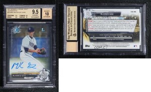 2017 Bowman Draft Chrome Pick Mackenzie Gore #CDA-MG BGS 9.5 GEM MINT Auto
