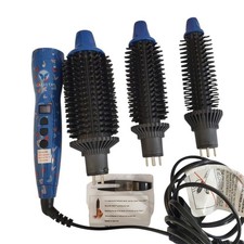 Calista Perfecter Pro Swap Top Heated Round Brush .75" 1" 1.5" Sweet Heart Blue