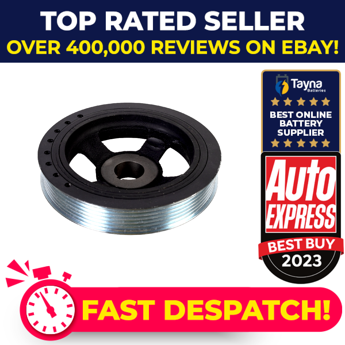 Crankshaft Pulley ADBP610022 Blue Print Belt 2312403800 2312403801 Quality New
