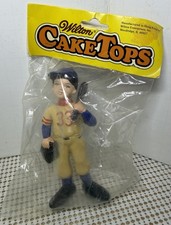 Vtg Wilton Cake Topper Tops Baseball Boy New