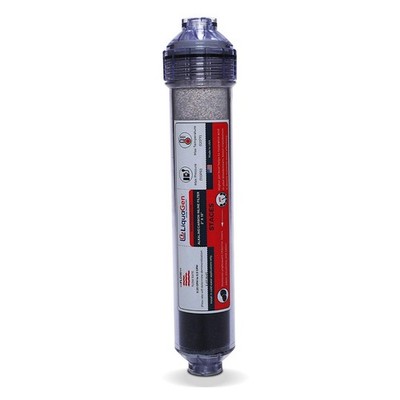 LiquaGen 2'' x 10'' Alkaline Mineral + Carbon Inline Filter Post RO pH Kit