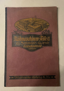 Alt Nähmaschinen Teil Ersatzteil Heft Nr31a Schmidt Werke Kötzschenbroda Dresden